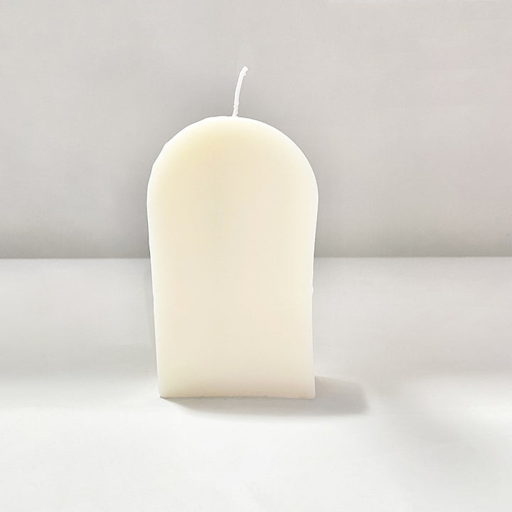 Minimalistische Bogen-Top Skulpturale Säul kerze
