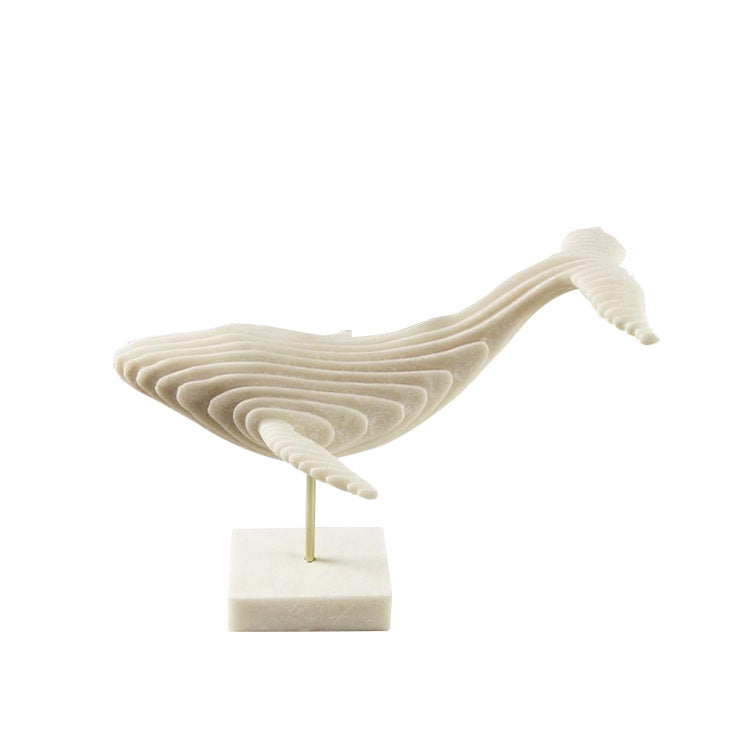 Künstlerische Walskulptur