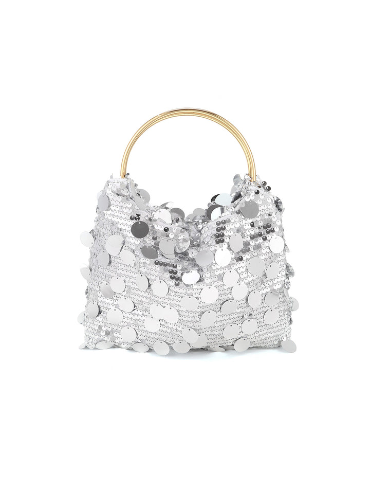 Glänzende Pailletten Abendtasche