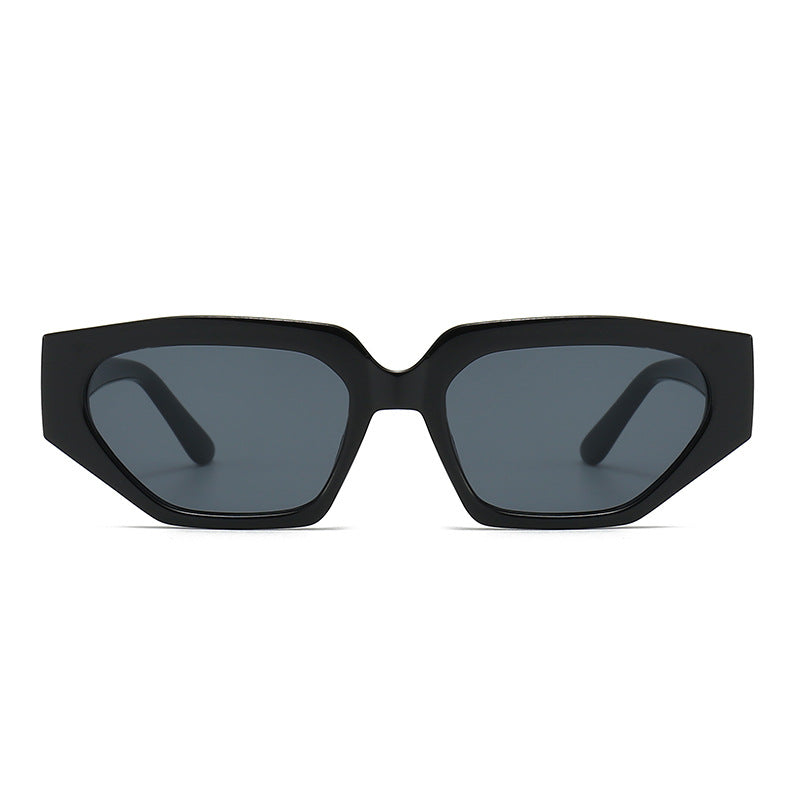 Damen Modische Sonnenbrille im innovativen polygonalen Design Karnz