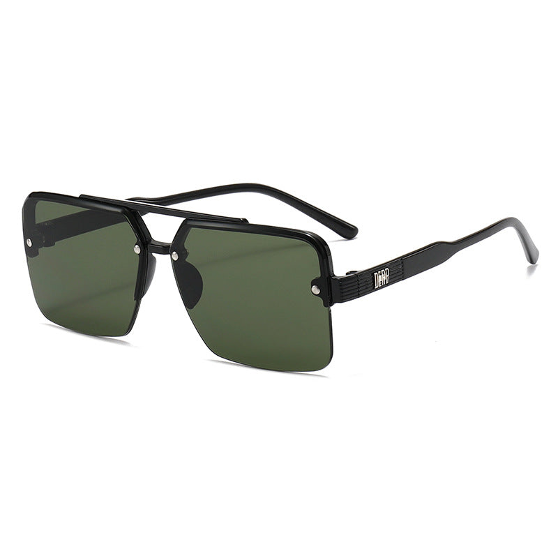Damen modische quadratische Sonnenbrille mit Farbverlauf Karnz