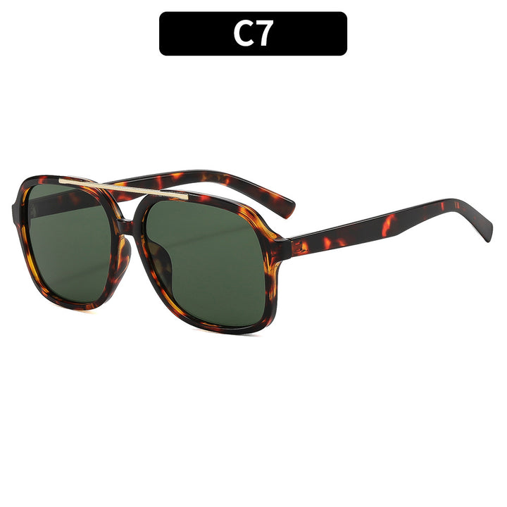 Chic breite Rahmen Sonnenbrillen