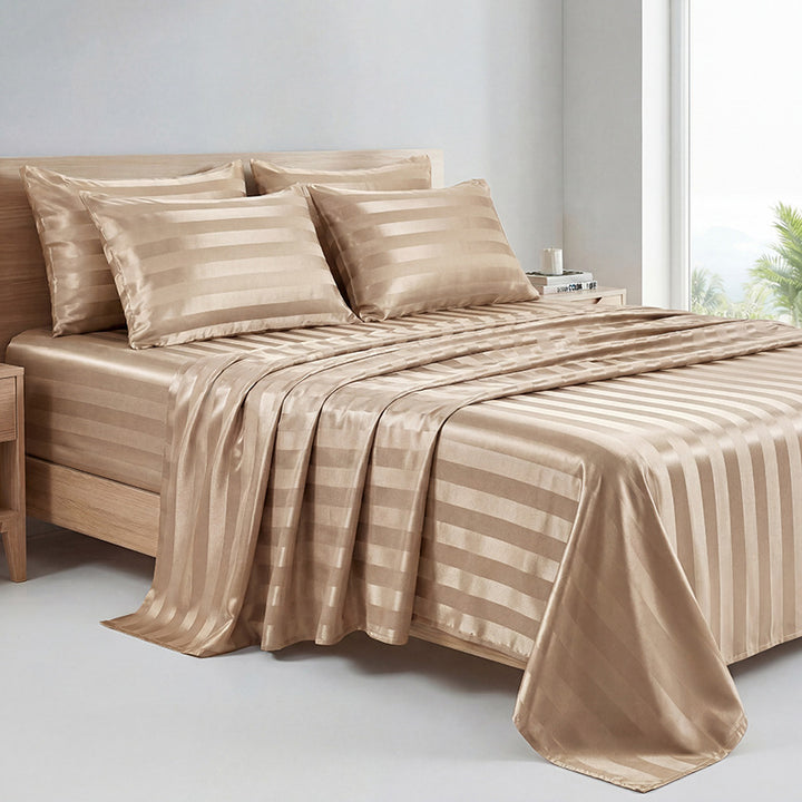 Luxus Satin Bettlaken Set