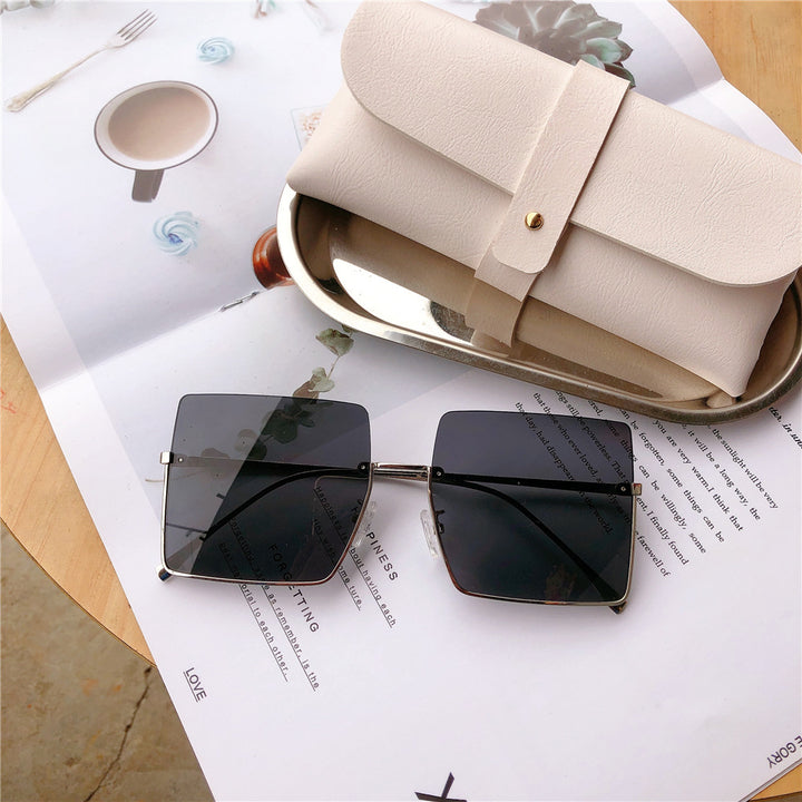 Modische Übergroße Quadratische Sonnenbrille Karnz