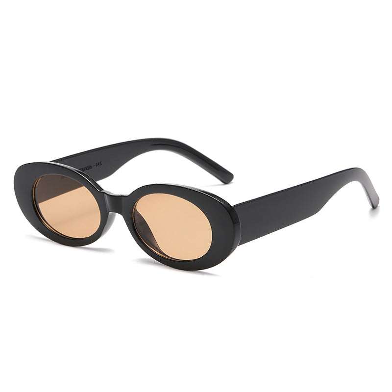 Damen modische Sonnenbrille mit einzigartigem ovalen Design Karnz