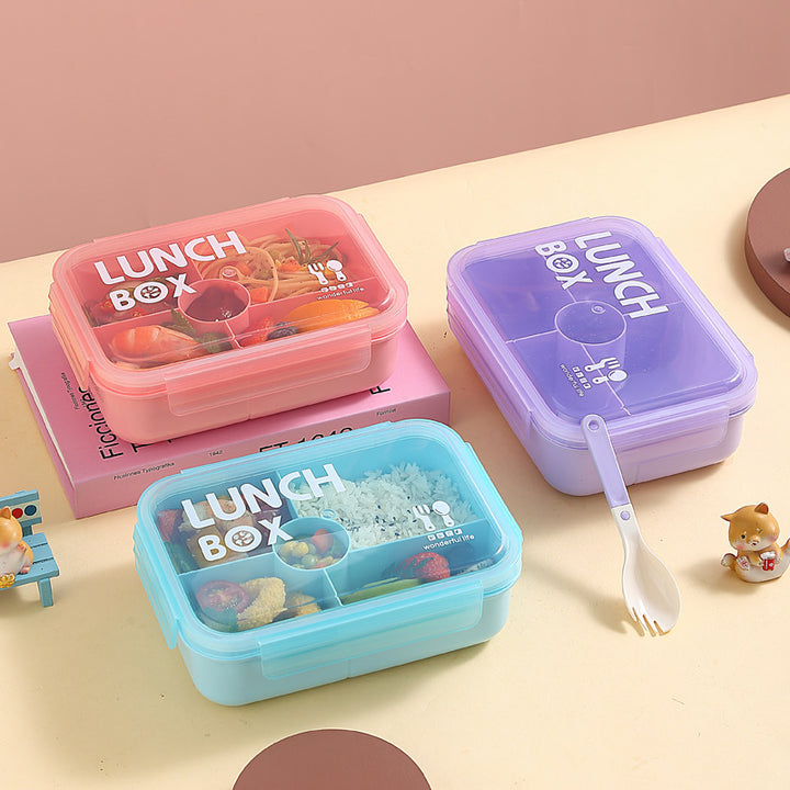 Multisektions-Lunchbox mit abnehmbaren Fächern