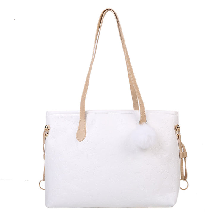 Stylische Präge-Schultertasche