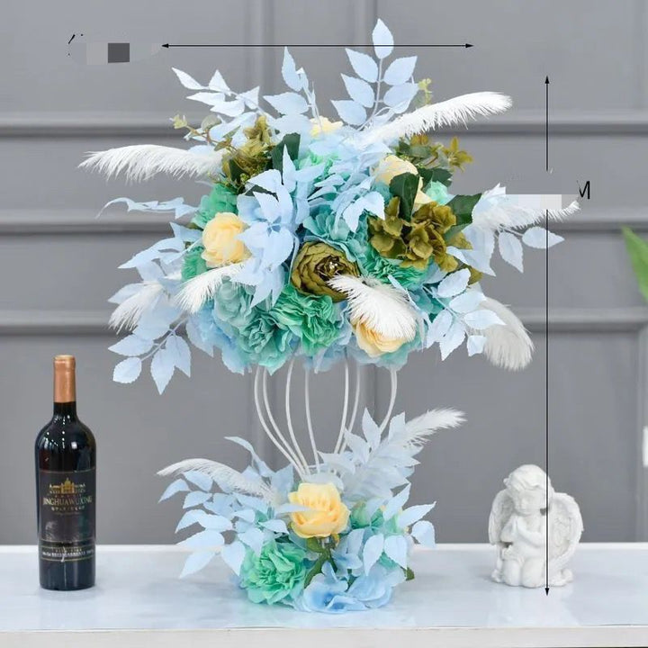 Elegante dekorative florale Tischdekoration