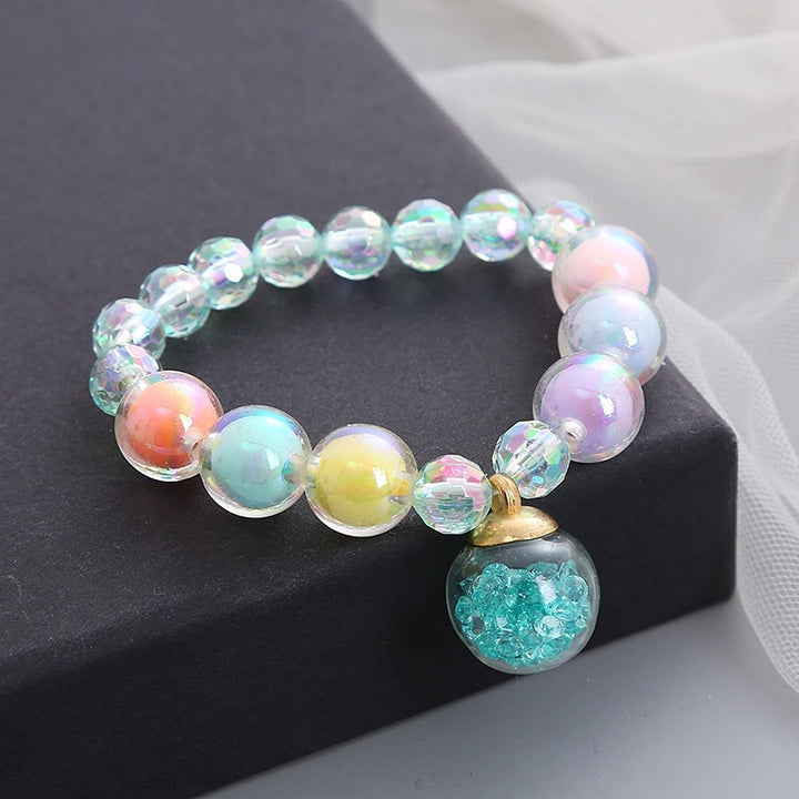 Armband Aus Bunten Glasperlen Karnz