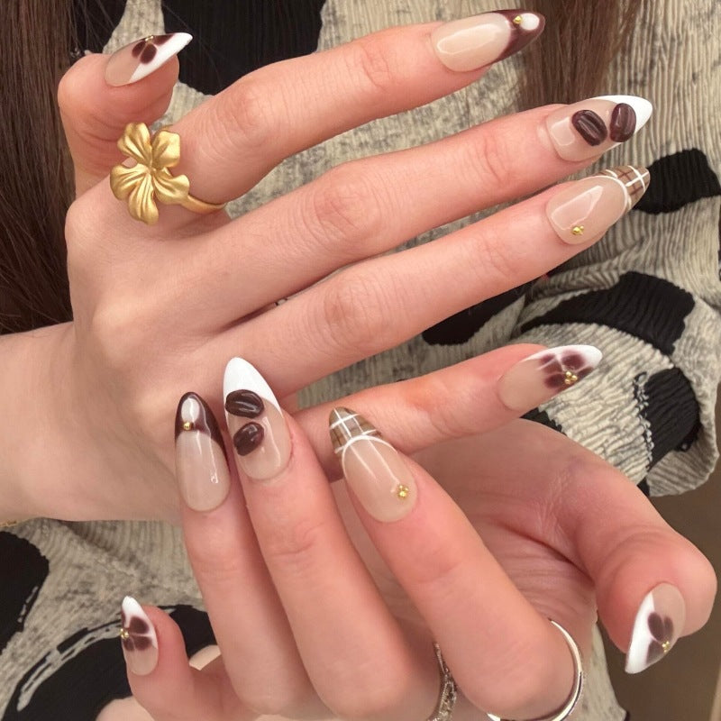 Tierisch inspiriertes Press-On-Nagelkunst-Set Karnz
