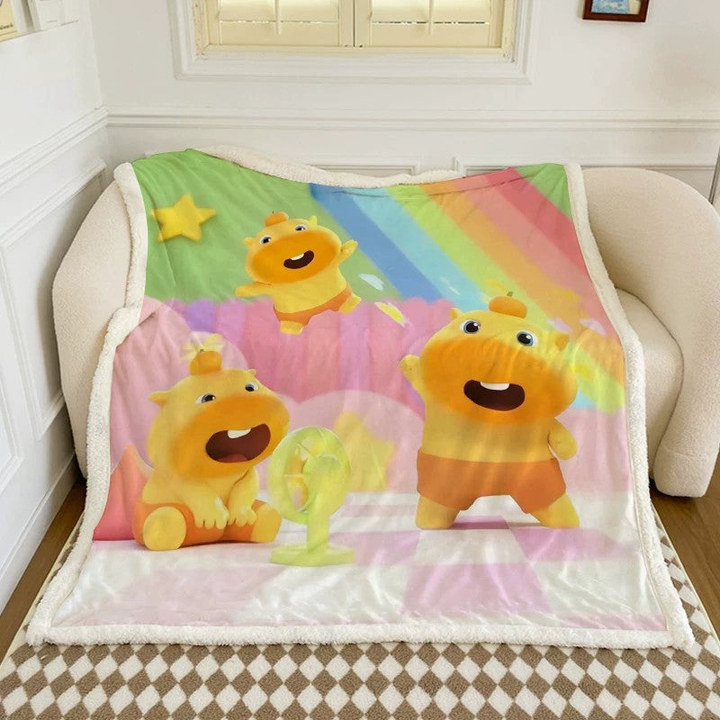Kinder gemütliche Plüschdecke Karnz