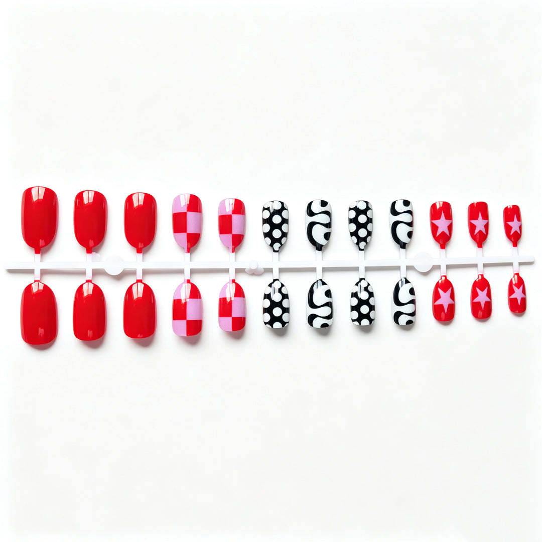 Künstlerisches Grafik-Nagelkunst-Set