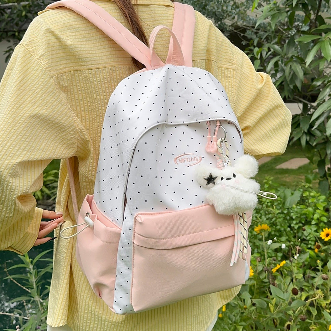 Stylischer gepunkteter Rucksack Karnz