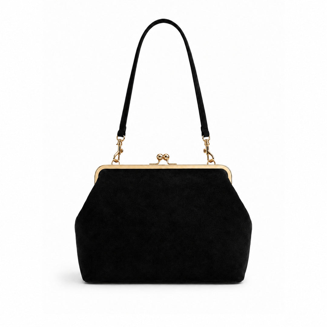 Elegante Wildleder-Handtasche