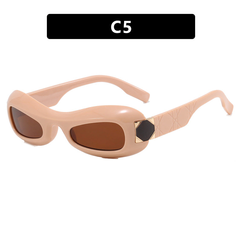 Damen Retro-inspirierte Sonnenbrille mit stylischem Rahmen und UV-Schutz Karnz
