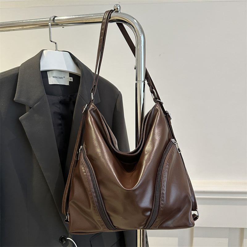 Chic Kunstleder Hobo Tasche Karnz