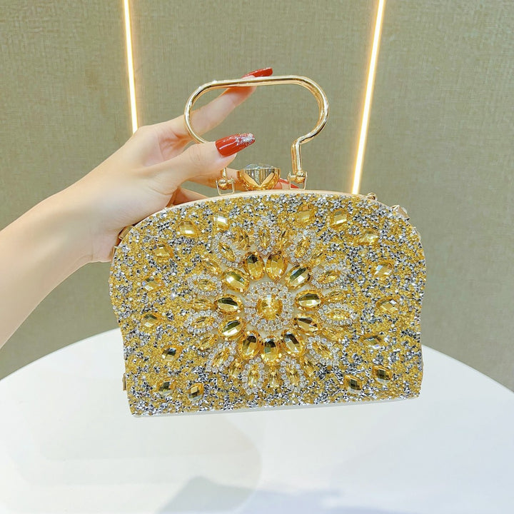 Elegante Perlen Abendtasche