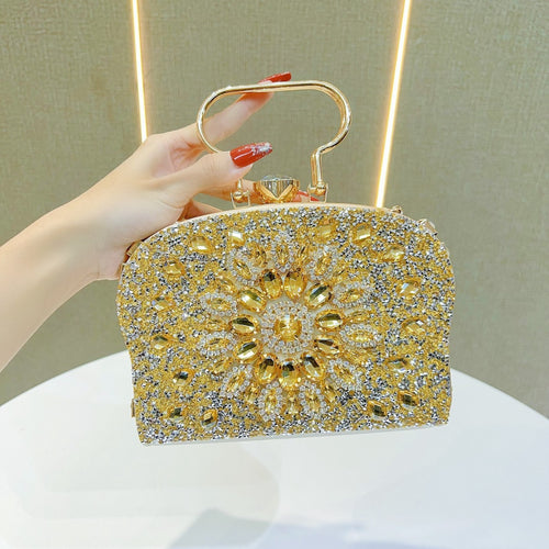 Elegante Perlen Abendtasche