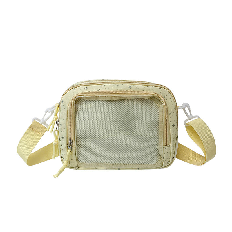 Stylische transparente Umhängetasche
