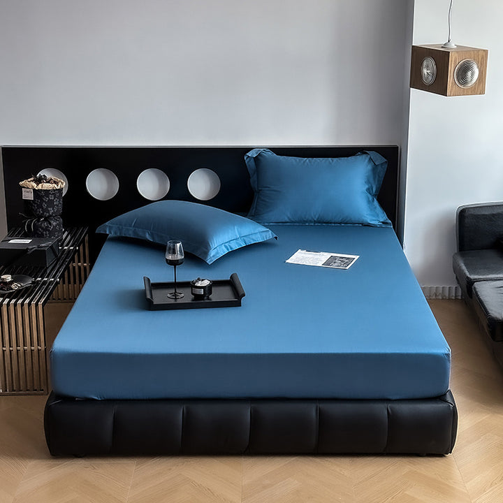Luxuriöses Spannbettlaken-Set aus Satin-Mikrofaser