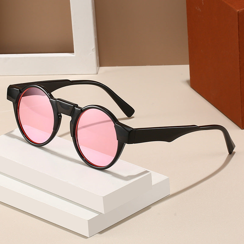 Damen modische Lesebrille mit innovativem runden Rahmendesign Karnz