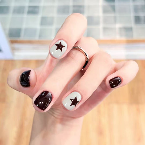Künstlerisches Sternen Design Nagelkunst Set Karnz