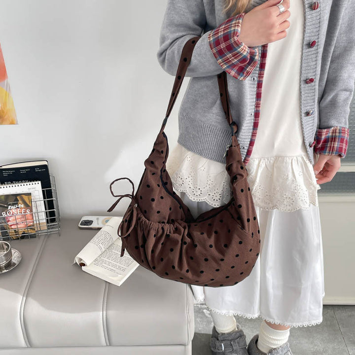 Punkte Schultertasche