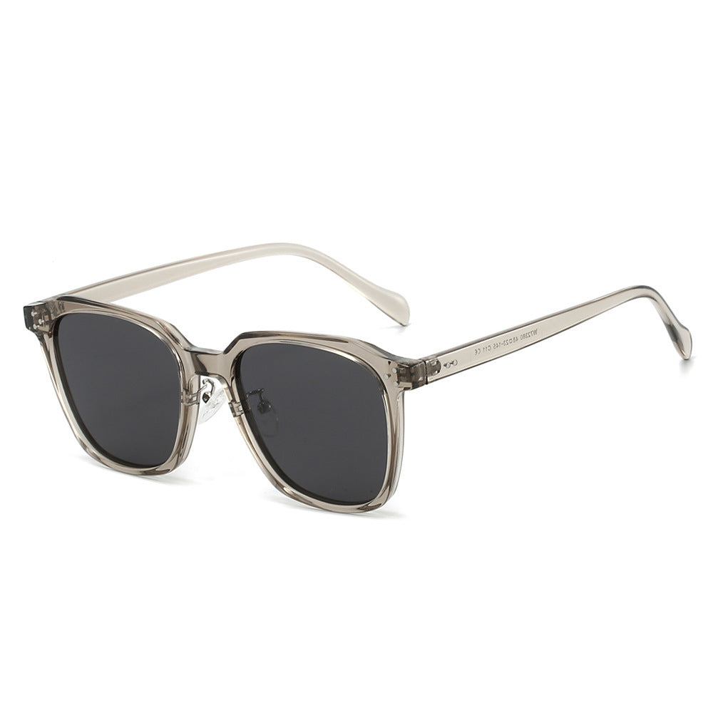 Damen quadratische Sonnenbrille mit modernem Materialmix Karnz