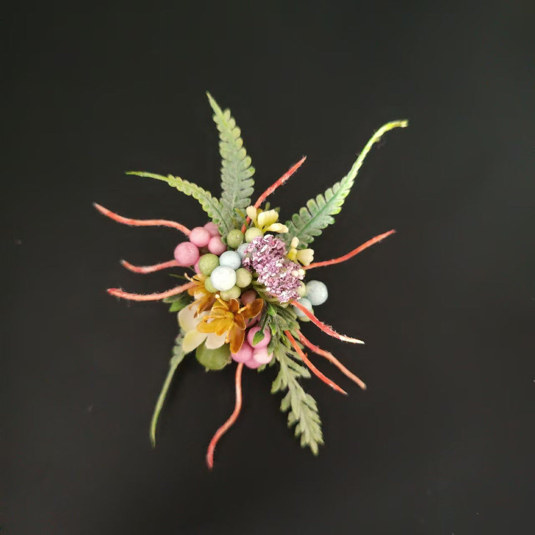 Stylische Florale Reversnadel