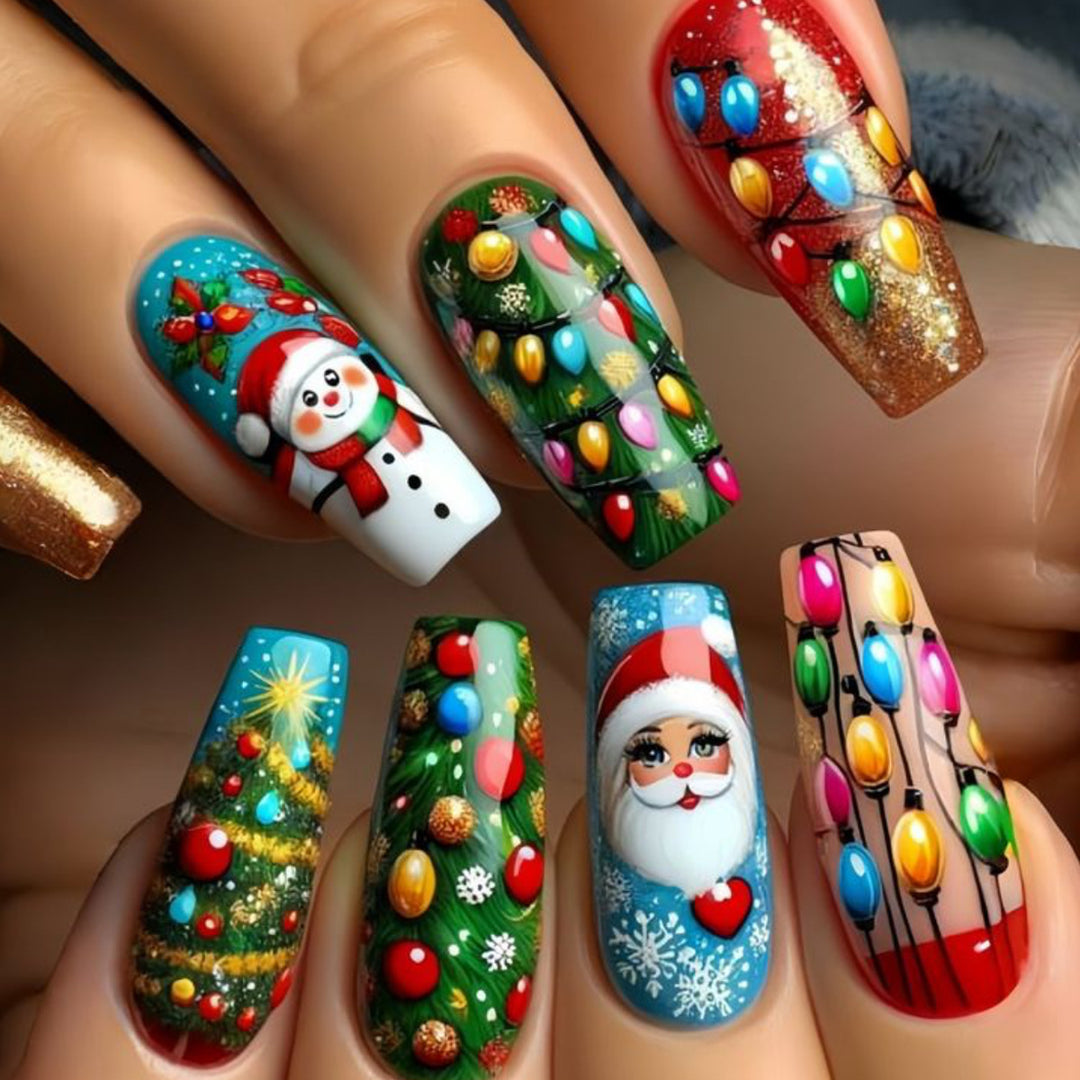 Feiertags-Themen 3D Nagelkunst Extensions Karnz