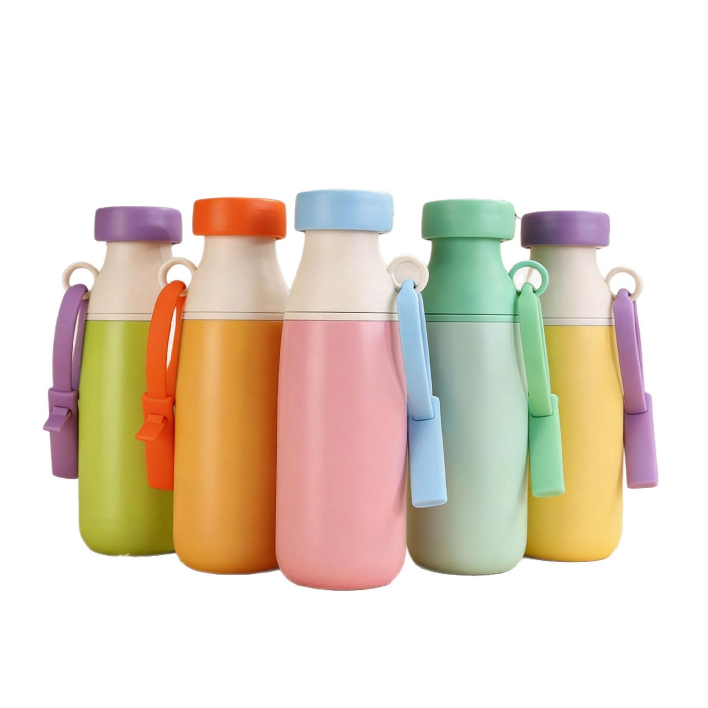 Damen Isolierte Sporttrinkflasche mit praktischem Trageband Karnz