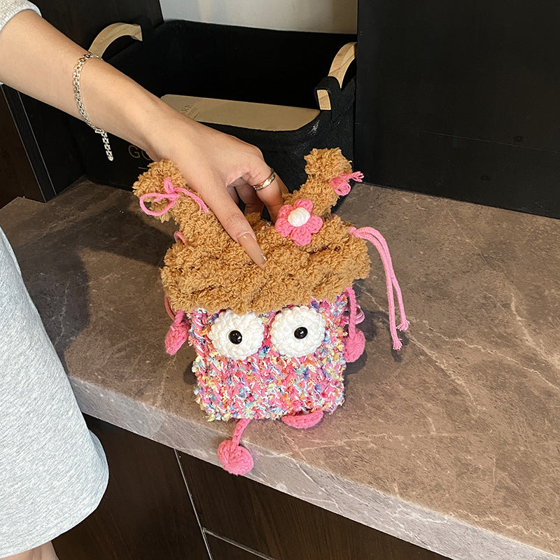Fun Character Häkel Mini Tasche