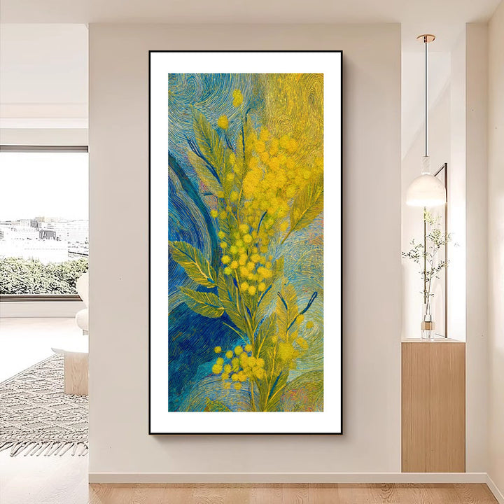Rahmenbotanische Leinwandkunst