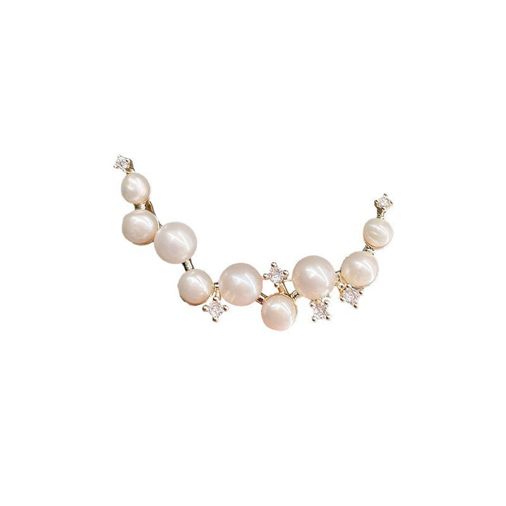 Elegante Perlenohrringe Karnz