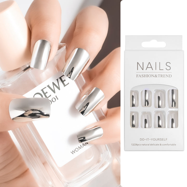 Premium Spiegel Finish Nagelkunst Tipps Karnz