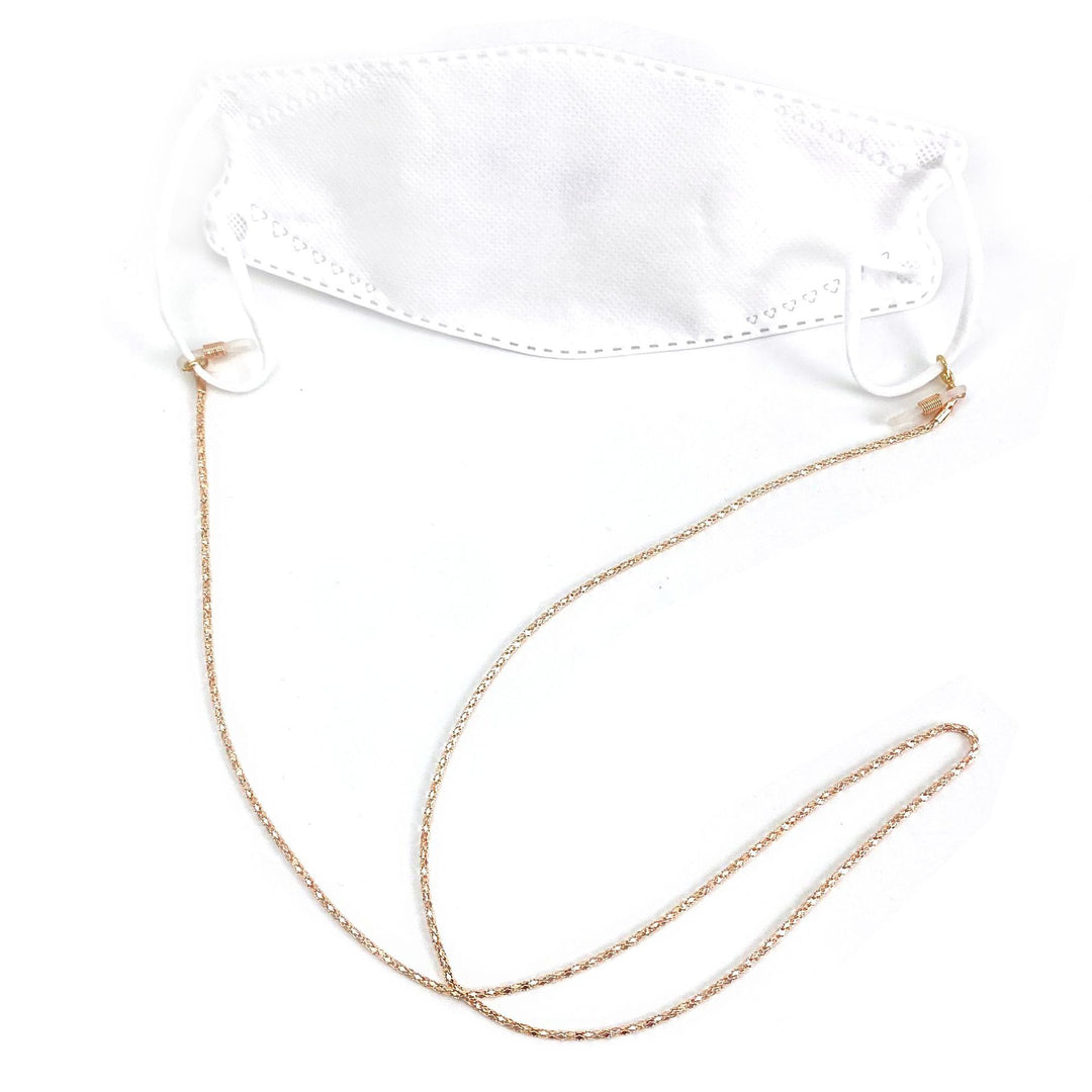 Minimalistische Kette Fußkettchen mit Kristall-Detail Karnz