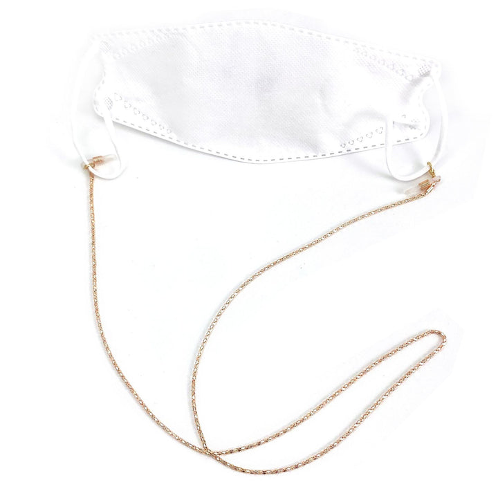 Minimalistische Kette Fußkettchen mit Kristall-Detail Karnz