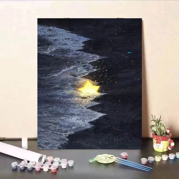 DIY Starry Night Malen nach Zahlen Kit Karnz