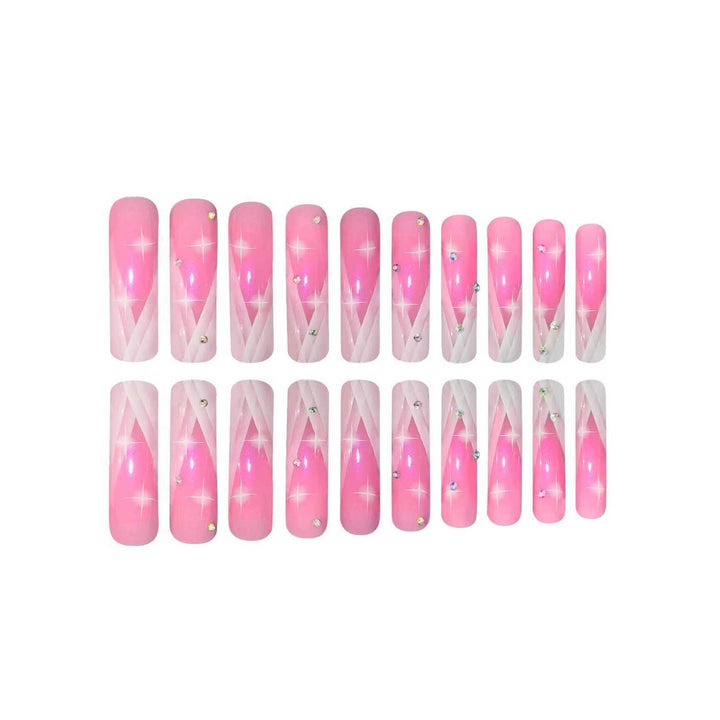 Glamouröse Lange Nagelverlängerungen Karnz