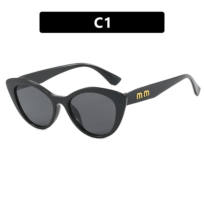 Damen extravagante Cat-Eye Sonnenbrille mit schützendem UV-Filter Karnz