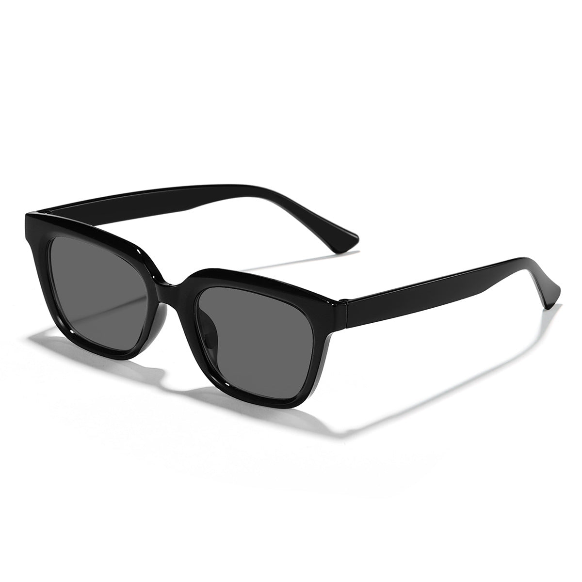 Damen Moderne quadratische Sonnenbrille mit stilvollem Transparenzrahmen Karnz