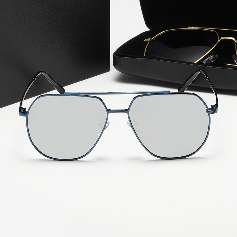 Damen stilvolle Sonnenbrille mit innovativem Metallrahmen Karnz
