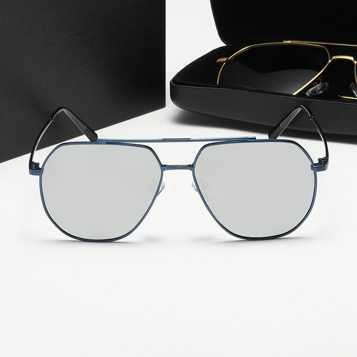 Damen stilvolle Sonnenbrille mit innovativem Metallrahmen Karnz