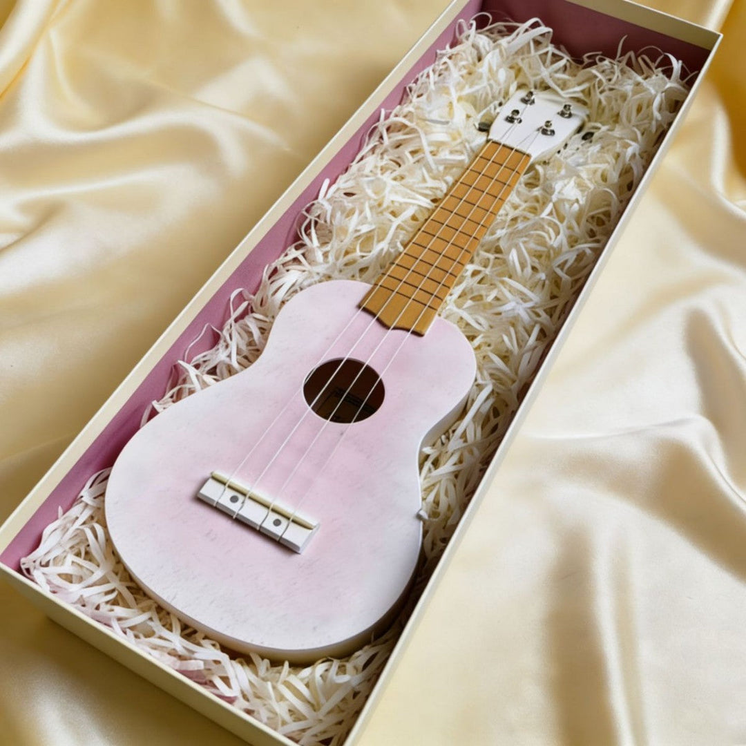 Blumenmuster Dekorative Ukulele Karnz