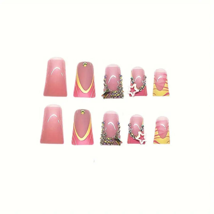 Dekorative 3D-Themen-Presse-Nagelkunst Karnz