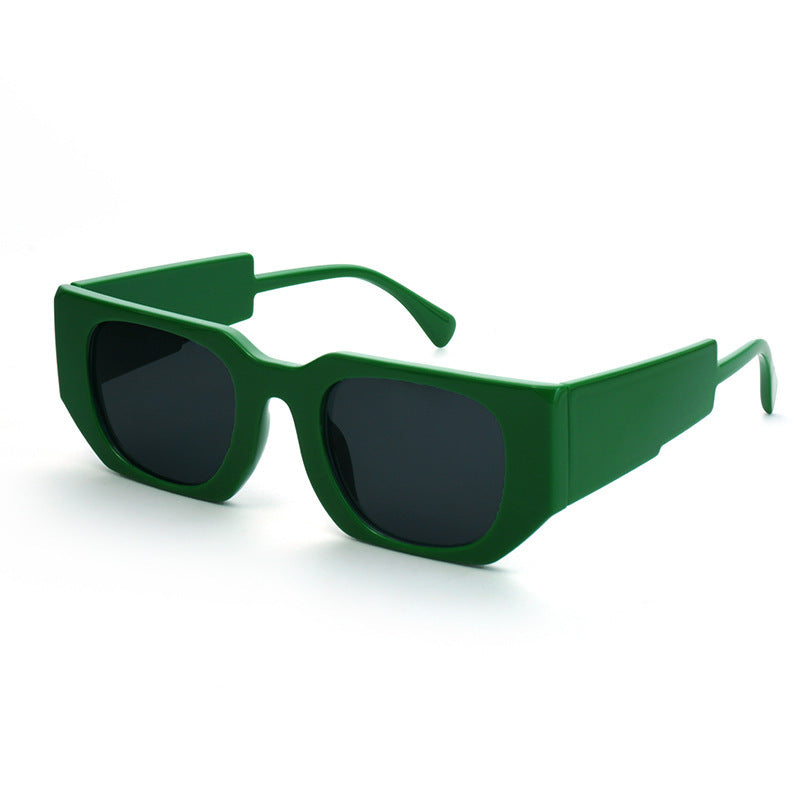 Damen Modische Sonnenbrille mit kantigem Rahmen und UV-Schutz Karnz