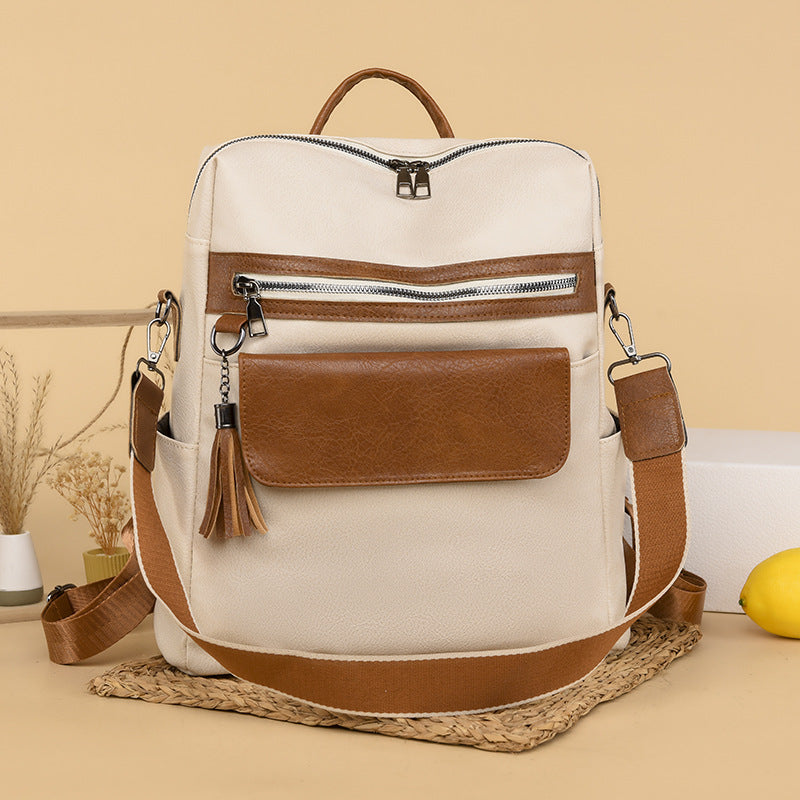 Multi-Funktionaler Kunstleder-Rucksack Karnz