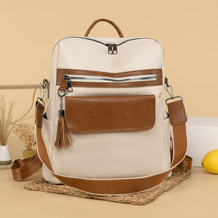 Multi-Funktionaler Kunstleder-Rucksack Karnz