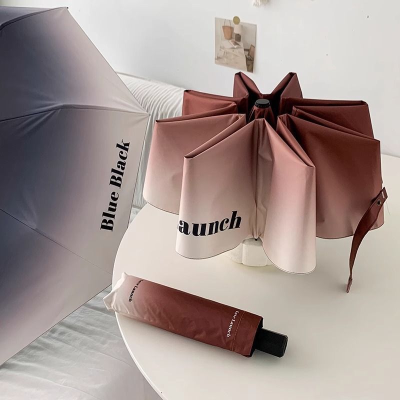 Damen Automatischer Regenschirm mit elegantem Farbverlauf Karnz