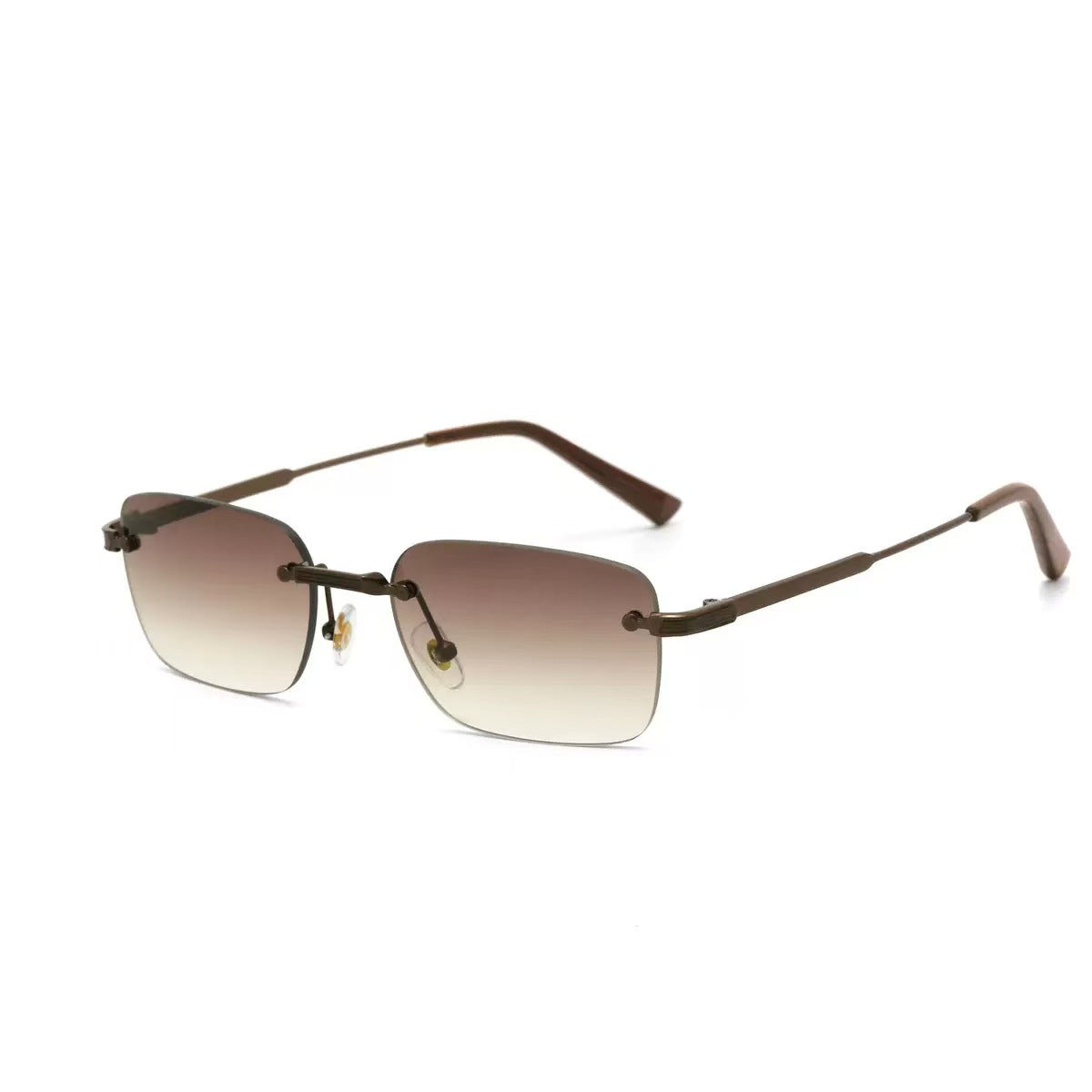 Damen modische Brille mit elegantem Metallrahmen Karnz